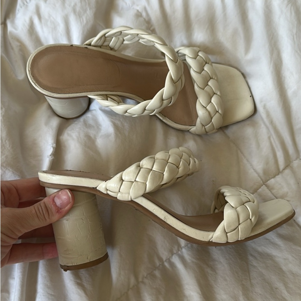 Target Cream Braided Women's Heels